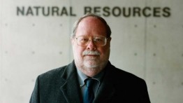 Photo by David Black. Joseph A. Tainter at Utah State University.